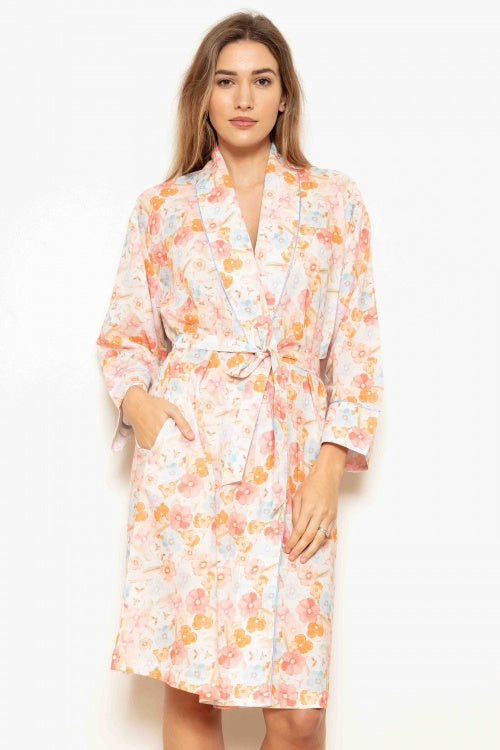 Cotton Voile Sweetpea Kimono