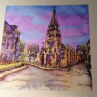 Scottish Themed Coaster -Cottiers  Glasgow Westend High Quality Art.