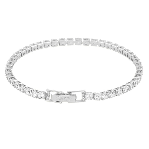 Beautiful Bracelet - Siri Stone Bracelet Silver/Clear