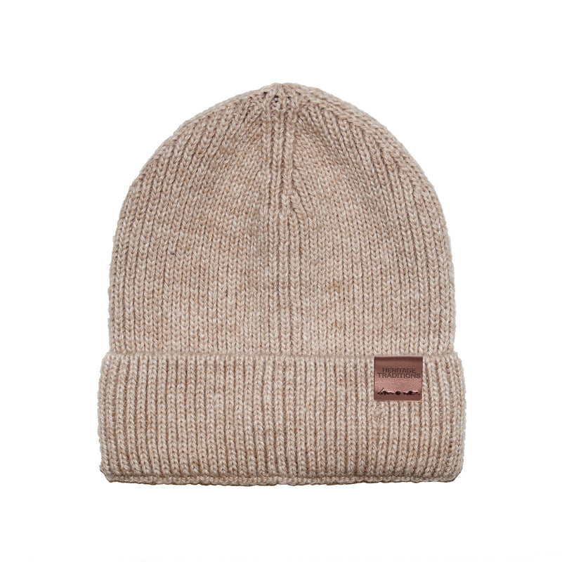 Fisherman Wool Mix Beanie - Pebble Mar Men's Hat