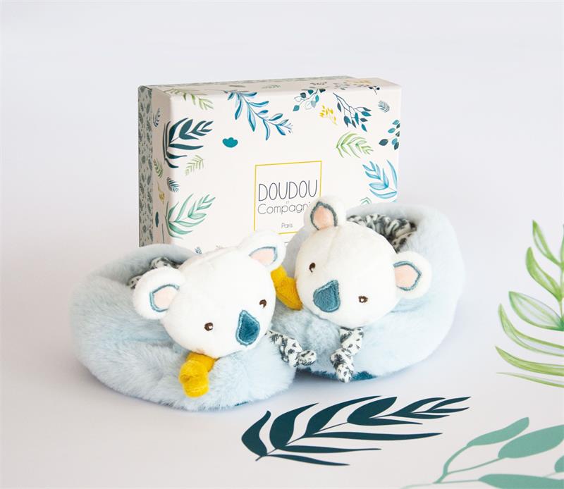 Quality - Super Soft -Doudou Koala Booties -French Design