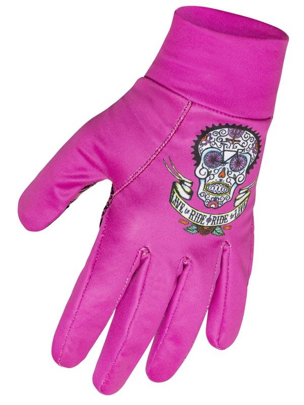 Day of the Living (Pink)  Cycling Gloves