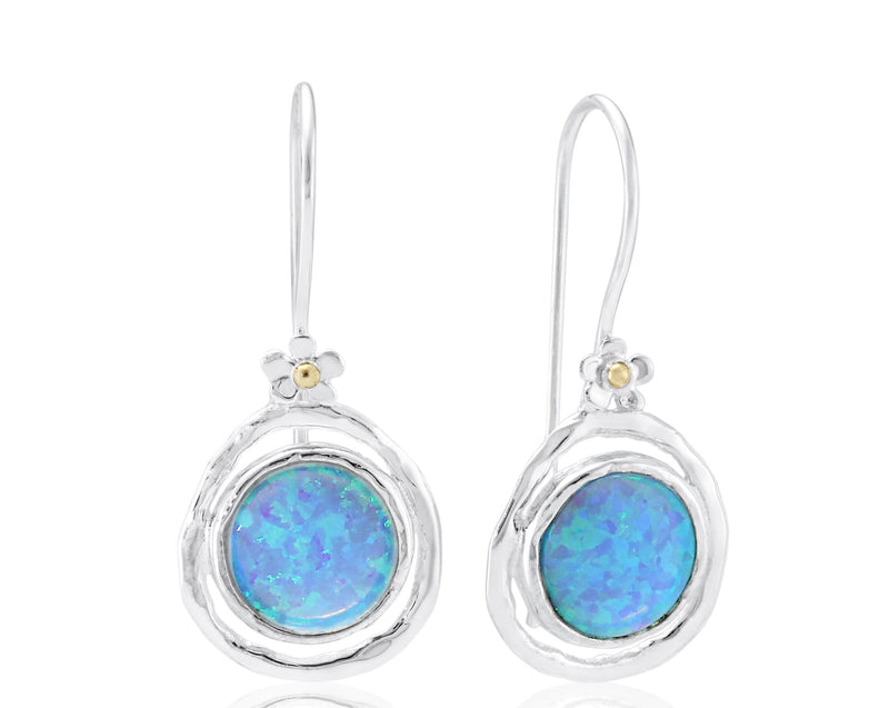 Gorgeous Opalite Silver Hook Earrings - Luxury Gift