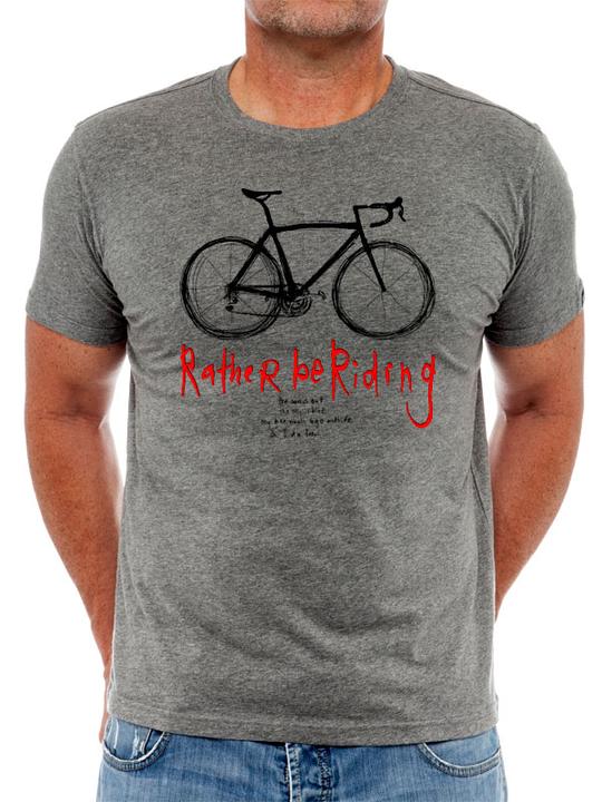 Cotton T-Shirt For Men   -  Very Popular With Cyclists - Rather Be Riding