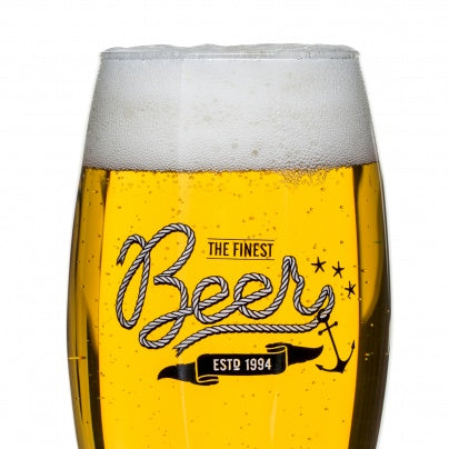 Club Beer Glasses 4-Pack - Contemporary -Dishwasher Safe