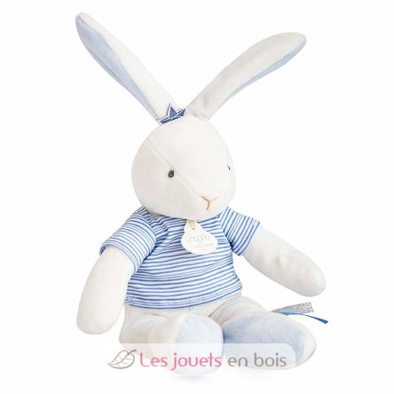 Gorgeous Doudou White and Blue Sailor Bunny.