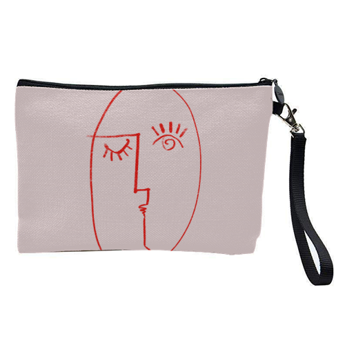 Gorgeous Quirky Contemporary Cosmetic Bag - Or Small Bag