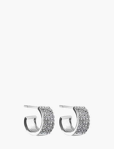 SNO Silver Diamanté Earring