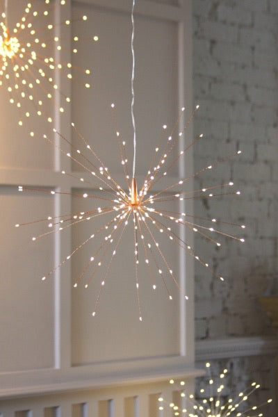 Remote Starburst (Copper) Fairy Lights
