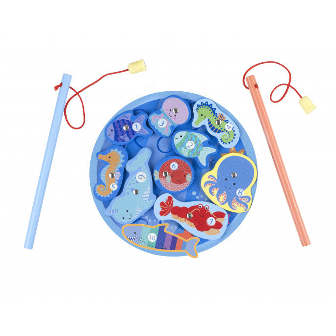 Magnetic Fishing Game -   Wooden Toys