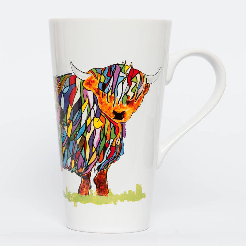 Bright Highland Cow Mug
