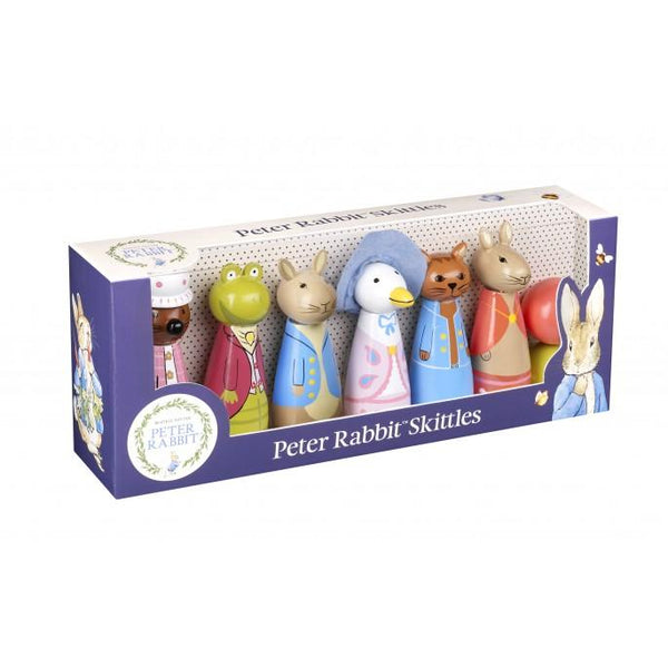 Traditional Wooden Skittles - Peter Rabbit.