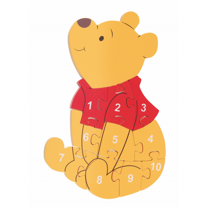 Winnie the Pooh Number Puzzle -Quality Item