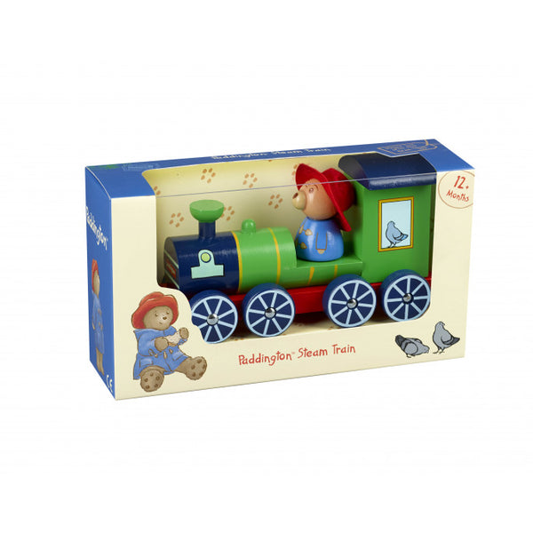 Traditional Wooden Toy - Paddington™ Steam Train Pull Along.