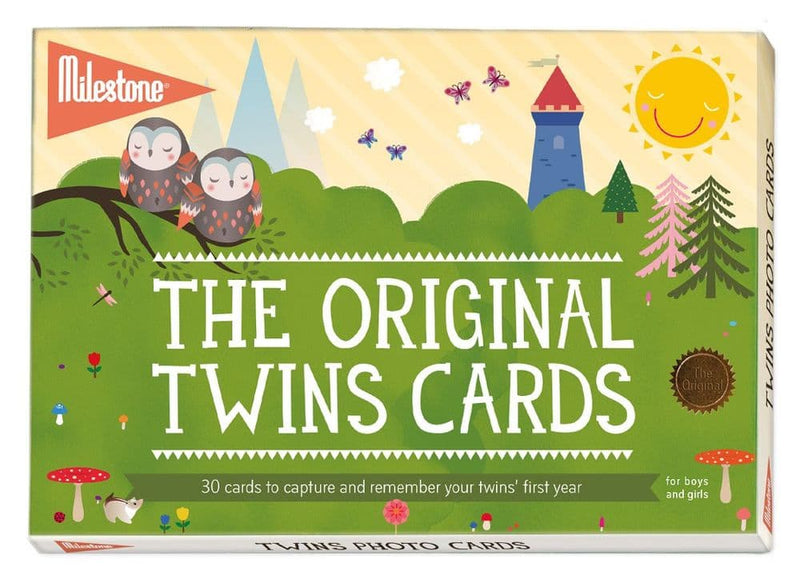 Sophie the Giraffe - Milestone Baby Cards Twins